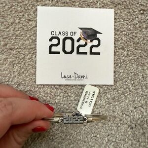NWT Luca + Danni Class of 2022 Graduation Silver Bangle Bracelet